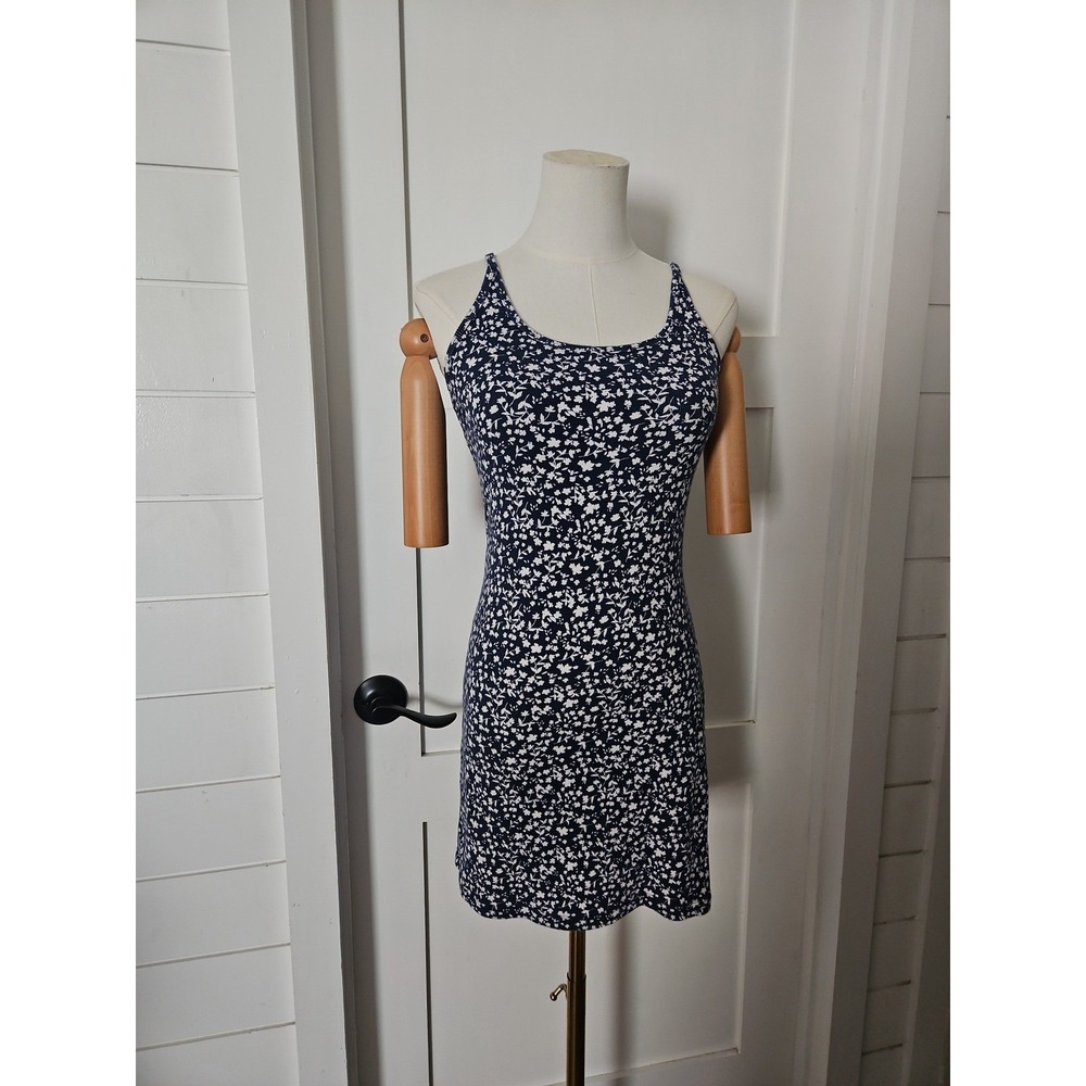 Old Navy Floral Cotton Bodycon Cami Dress Summer Wardrobe Small